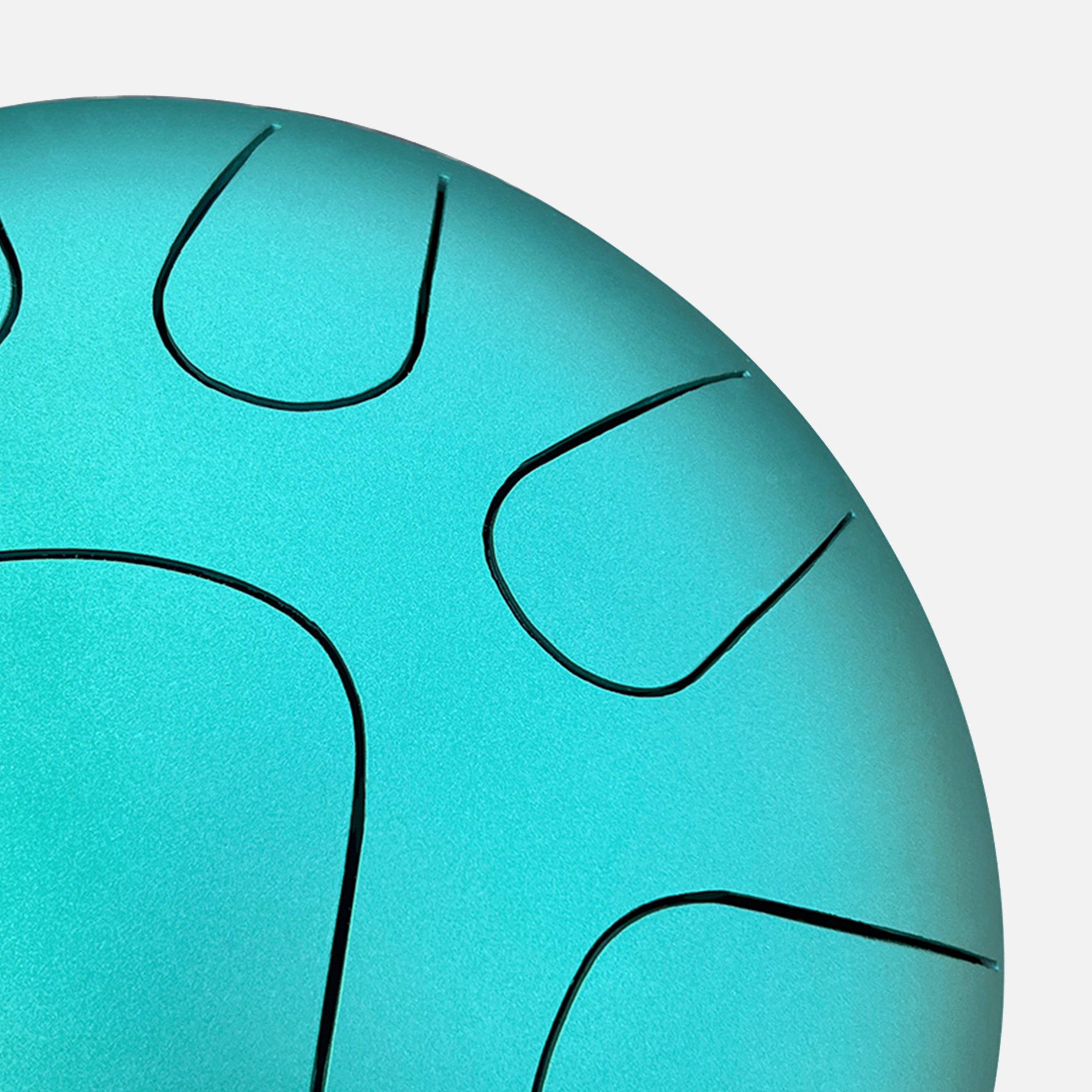 LIDAH® Steel Tongue Drum 9 Notes Closeup
