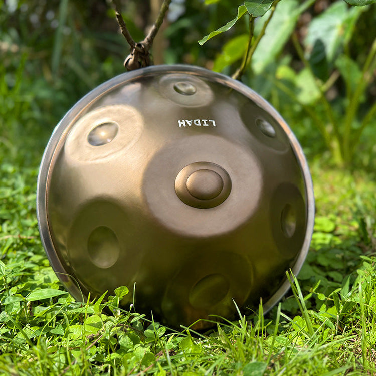 Handcrafted Mini Handpan made from durable steel with rich tone