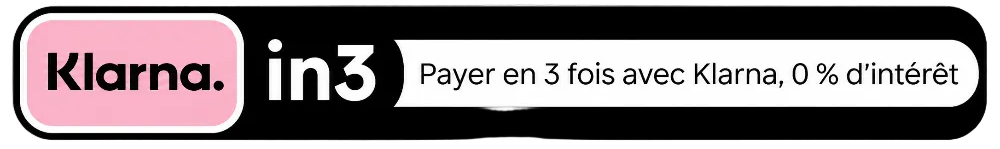 Payez avec Klarna en 3 fois